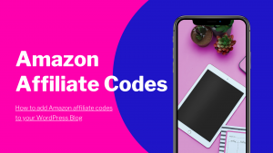 Amazon affiliate codes